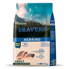 BRAVERY Herring Large/Medium Adult,сухий корм для дор.собак cередніх та великих порід,з оселедцем 4kg