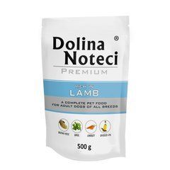Пауч Dolina Noteci Premium консервы для собак с ягнятиной 500г 5902921301233