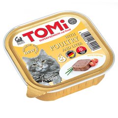 TOMi Cat Poultry liver Паштет з птахом та печінкою для котів