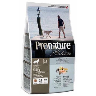 Pronature Holistic Dog Атлантичний лосось із Коричневим рисом