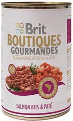 Brit Boutiques Gourmandes Шматочки лосося у паштеті для собак