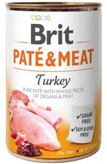 Brit Pate & Meat Dog Консервы с индейкой 400 грамм