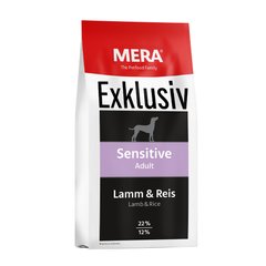 MERA EXCLUSIV sensitive Adult Lamm-Reis корм для чутлив. собак з ягням та рисом 15 кг (133)