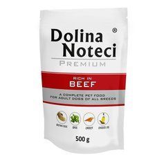 Пауч Dolina Noteci Premium консервы для собак с говядиной 500г 5902921301264