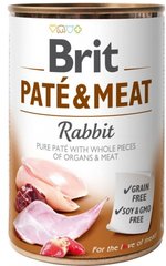Brit Pate & Meat Dog Консервы с кроликом 400 грамм