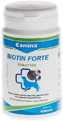 Canina Biotin forte Препарат для здоровья кожи и шерсти у собак 30 табл