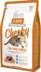 Brit Care Cat Cheeky для кошек живущих на улице (оленина с рисом) 400 грамм