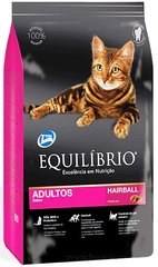 Equilibrio Cat Adult Hairball сухой корм для кошек 0.5 кг