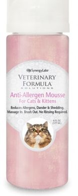 Veterinary Formula Anti-Allergen Mousse Cat шампунь без води для котів