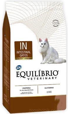 Equilibrio Veterinary Cat Intestinal лечебный корм для кошек 500 грамм