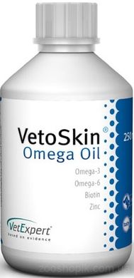 VetExpert VetoSkin Omega Oil Добавка для шерсти собак и кошек