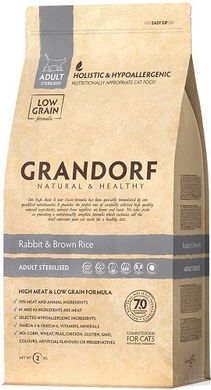 Grandorf Cat Adult Sterilized Rabbit & Rice 400 гр