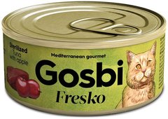 Gosbi Fresko Cat Sterilized Tuna & Apple Консерва с тунцом и яблоком 70 грамм