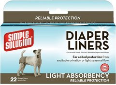 Simple Solution Disposable Diaper Liners - Flow LIGHT Прокладки для собак 22 шт