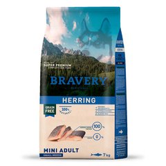 BRAVERY Herring Mini Adult,сухий корм для дор.собак дрібних порід,з оселедцем 7kg (312)
