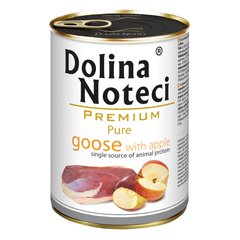 Консерва Dolina Noteci Premium Pure для собак алергіків з гускою та яблуком, 400 гр (24 шт/уп)