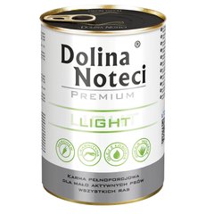 Корм конс.Dolina Noteci Premium Light для собак з низькою активністю ,400 гр (24 шт/уп)