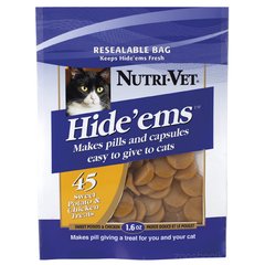 Nutri-Vet Hide-em"s Cats обгортки таблеток та капсул для котів