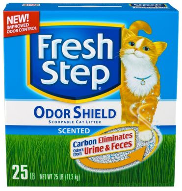 Fresh Step Odor Shield, Наповнювач, що комкується з ароматом 3,17 кг
