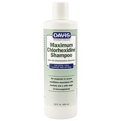 Davis Maximum Chlorhexidine Shampoo Шампунь з 4% хлоргексидином для собак та котів 355 мл