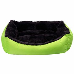 Лежак для тварини JELLYBEAN ,прямокутний (салатов/чорний) 95*70*22 см, 40 кг XL