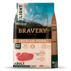 BRAVERY Iberian Pork Large/Medium Adult,сухий корм для дор.собак cередніх та великих порід,з іберійською свининою 4kg