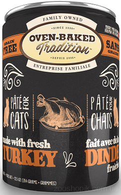 Oven-Baked Tradition Cat Turkey Влажный корм с индейкой для кошек 156 грамм