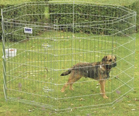 Savic Dog Park Вольер для щенков, цинк 8 панелей, 9.5 кг, 61Х61 см