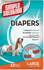 Simple Solution Disposable Diapers Подгузники для собак S - 38-48 см