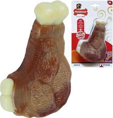 Nylabone Extreme Chew Pork Chop Жевательная игрушка со вкусом свинины для собак