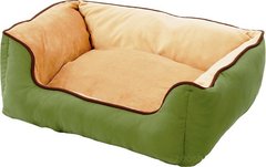 K&H Self-Warming Lounge Sleeper Самозігрівається лежак для собак і котів Кавовий/зелений