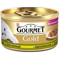 Gourmet Gold Шматочки в підливі з кроликом та печінкою