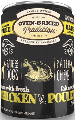 Oven-Baked Tradition Dog Chicken Влажный корм с курицей для собак 156 грамм