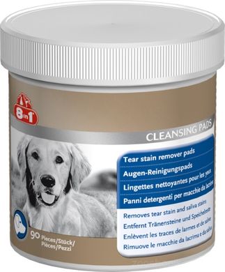 8in1 Tear Cleansing Pads Диски для видалення слізних доріжок у собак