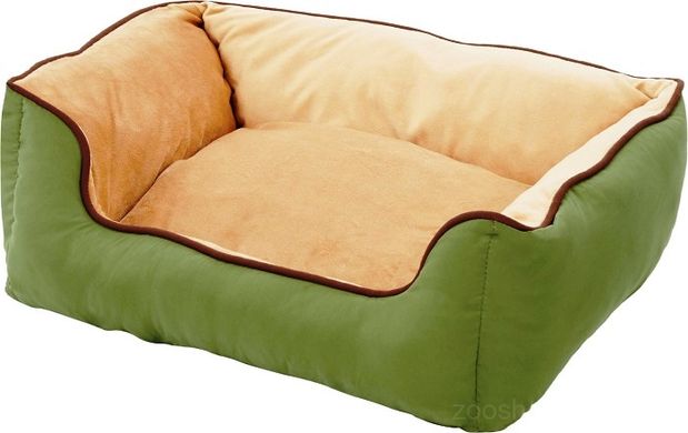 K&H Self-Warming Lounge Sleeper Самосогревающийся лежак для собак и котов Кофейный/зеленый