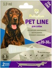Palladium Pet Line the One Краплі від паразитів для собак 20-30 кг