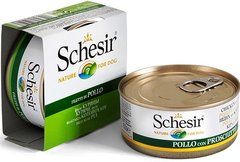 Schesir Chicken Fillet (Філе курки) Натуральні консерви для собак, банку 150 г