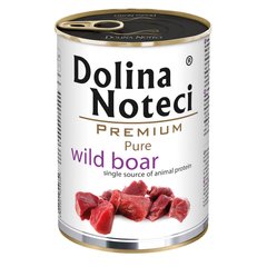 Консерва Dolina Noteci Premium Pure для собак алергіків з кабаном, 400 гр (24 шт/уп)