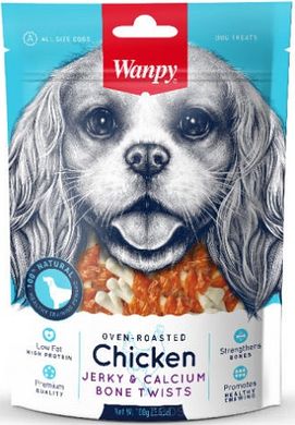 Wanpy Chicken Jerky & Calcium Bone Кісточки з куркою для собак