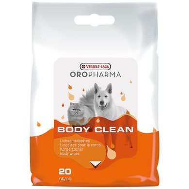 Versele-Laga Oropharma Body Clean Очищающие салфетки для собак и котов