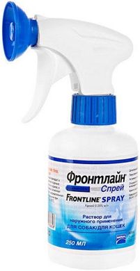 Frontline Spray Спрей від бліх та кліщів для собак та котів 250 мл.