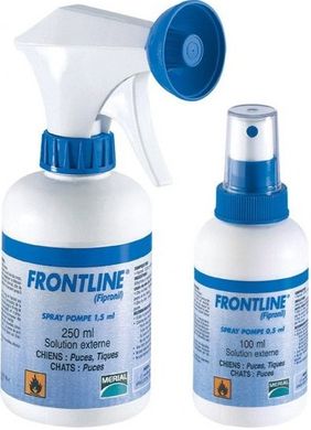 Frontline Spray Спрей от блох и клещей для собак и кошек 100 мл.