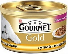 Gourmet Gold Шматочки в підливці з качкою та індичкою