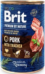 Brit Premium Dog by Nature со свининой и трахеей 400 грамм