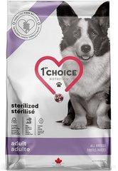 1st Choice Dog Adult Sterilized Диета для стерилизованных собак 3.2 кг