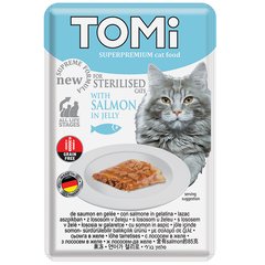 TOMi Sterilised Salmon in Jelly Консерва с лососем для стерилизованных кошек