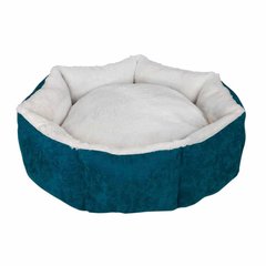 Лежак для тварини CUPCAKE ,круглий (зелений/сірий) 65 см, 15кг M