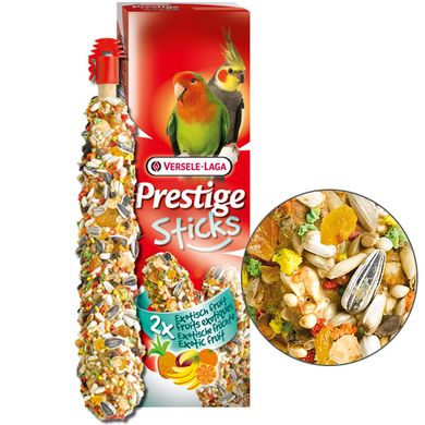 Versele-Laga Prestige Sticks Big Parakeets Exotic Fruit Ласощі з фруктами для середніх папуг