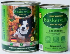 Baskerville Dog Баранина з картоплею та гарбузом для собак 400 гр