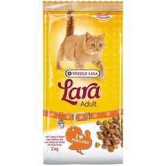 Lara Adult with Turkey & Chicken Сухий преміум корм для котів 2 кг